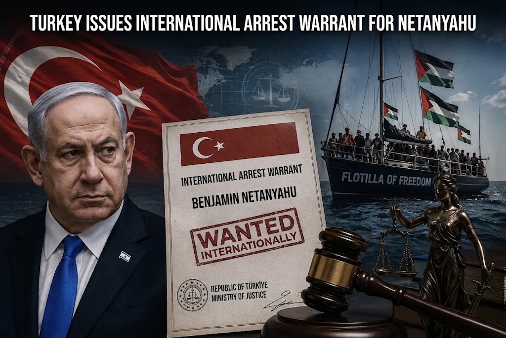 Turkey Issues International Arrest Warrant for Netanyahu