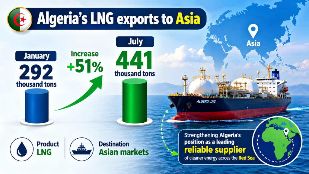 Algerian petroleum product tops Europe’s imports… record shipments in 14 months