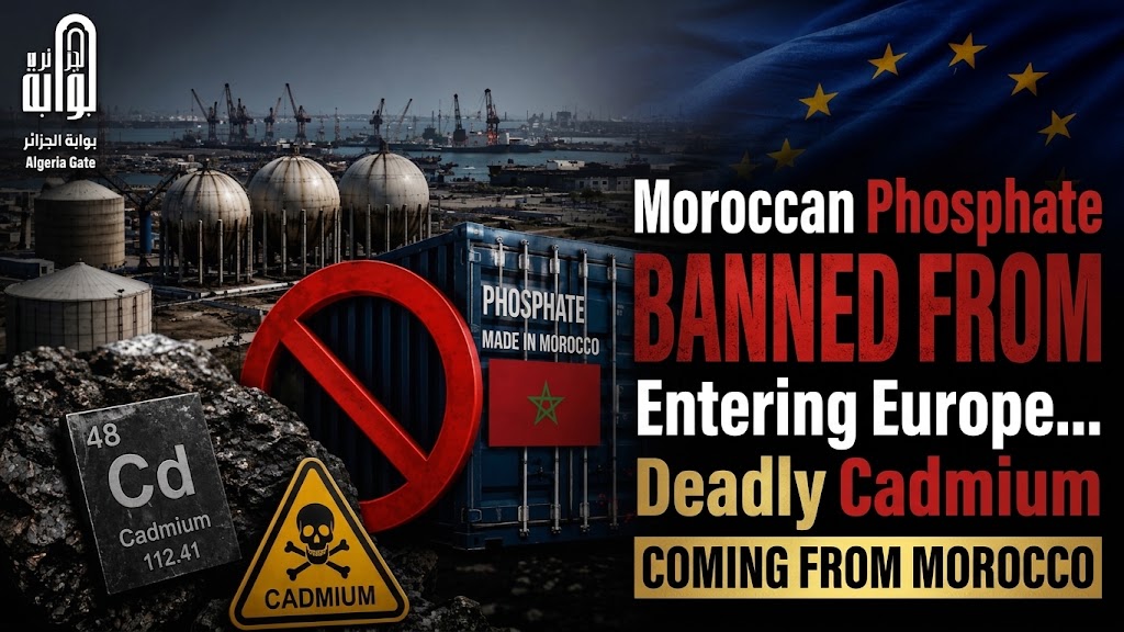 Moroccan Phosphate Banned from Entering Europe… Deadly Cadmium Coming from Morocco