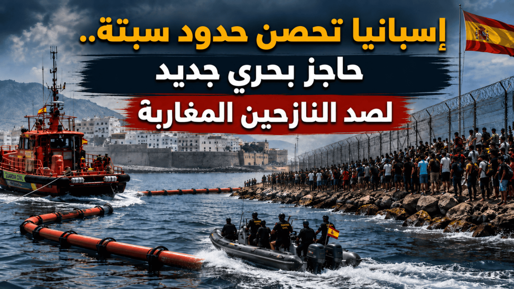إسبانيا تحصن حدود سبتة.. حاجز بحري جديد لصد النازحين المغاربة
