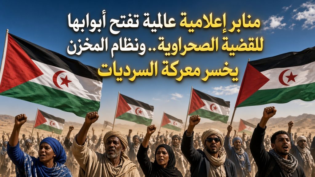 منابر إعلامية عالمية تفتح أبوابها للقضية الصحراوية.. ونظام المخزن يخسر معركة السرديات