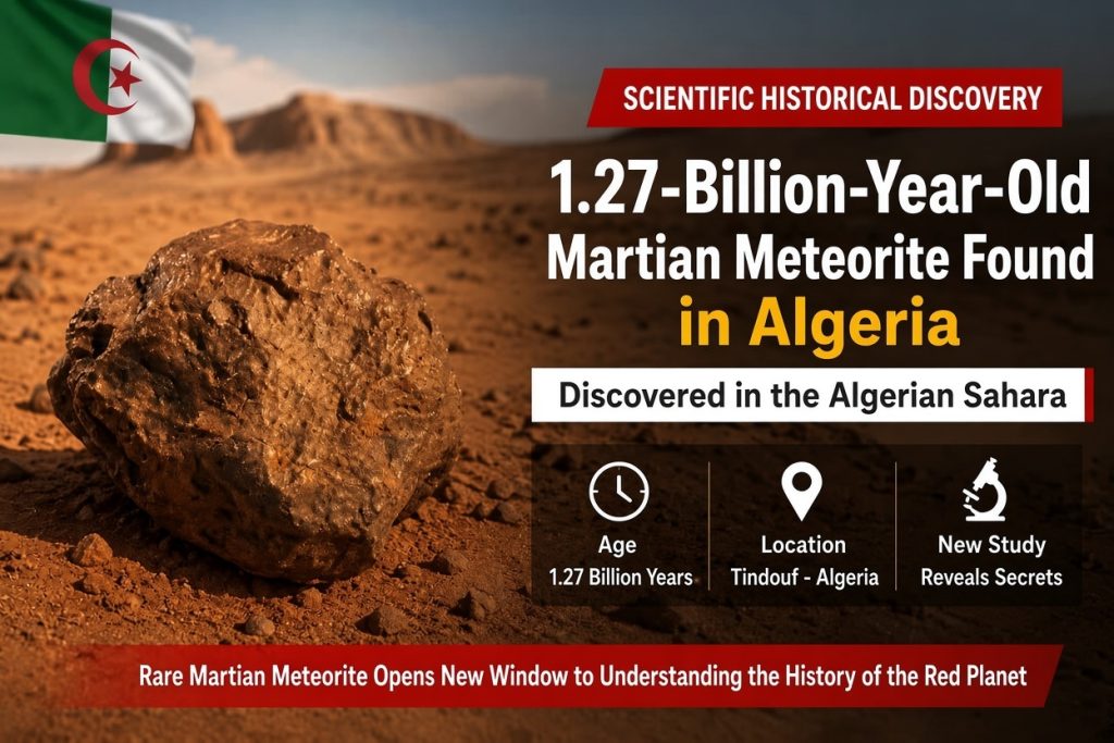 1.27-Billion-Year-Old Martian Meteorite Found in Algeria Fills Major Gap in Mars History