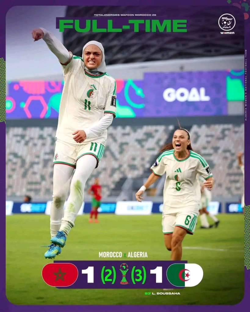 CAN féminine 2026 : l’Algérie bat le Maroc aux tirs au but et décroche la médaille de bronze