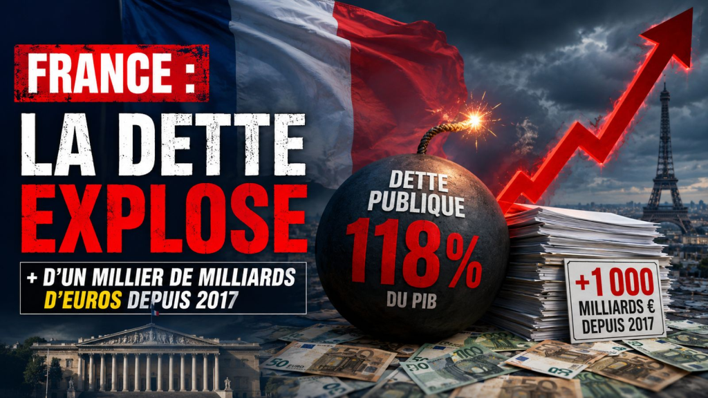 France : la dette explose, plus d’un millier de milliards d’euros supplémentaires depuis 2017