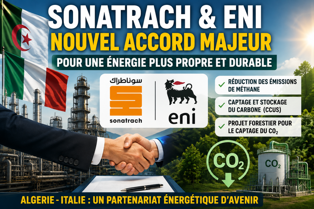 Sonatrach et Eni renforcent leur alliance : l’Algérie accélère sa transition énergétique