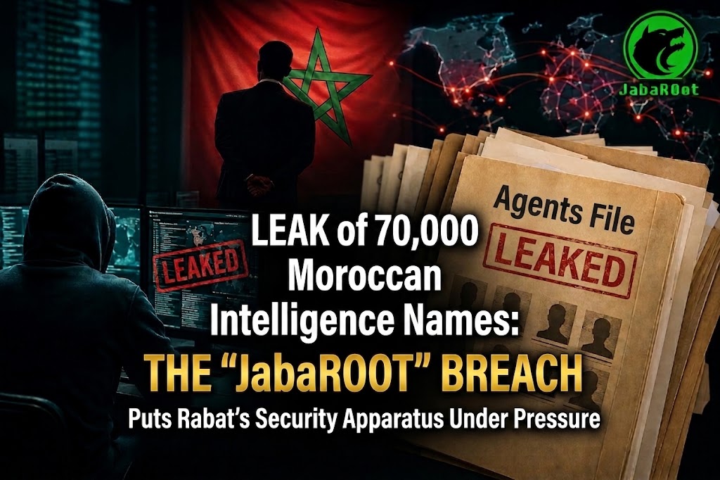 Leak of 70,000 Moroccan Intelligence Names: The “JabaROOT” Breach Puts Rabat’s Security Apparatus Under Pressure