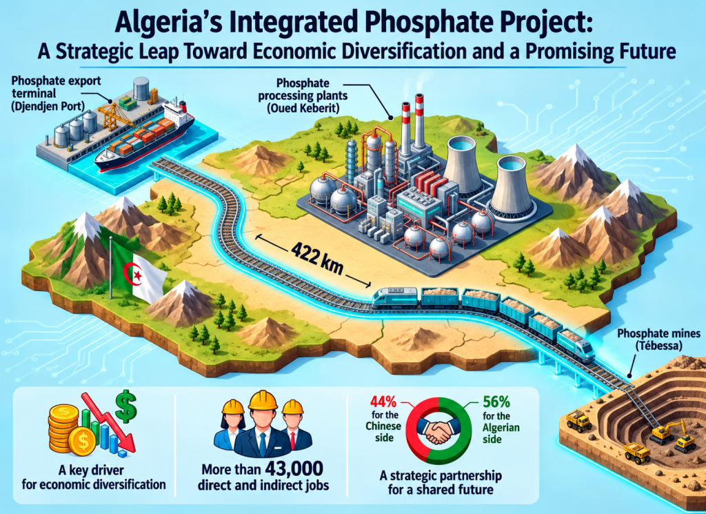 Algeria’s Integrated Phosphate Project Reflects President Tebboune’s Planning Capacity and Foresight
