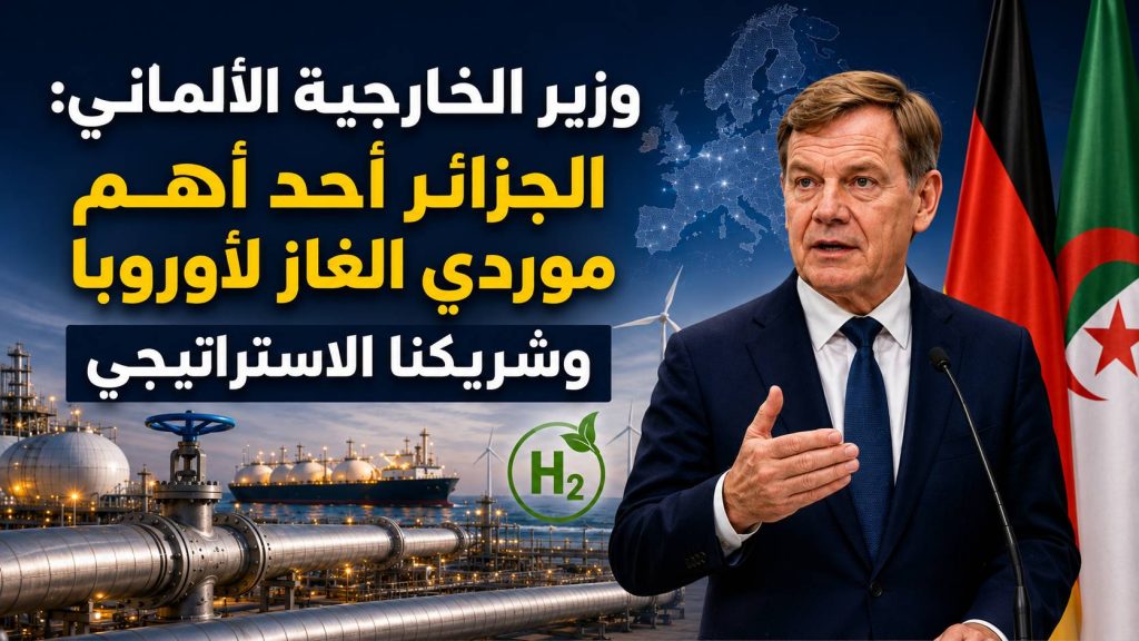 وزير الخارجية الألماني: الجزائر أحد أهم موردي الغاز لأوروبا وشريكنا الاستراتيجي