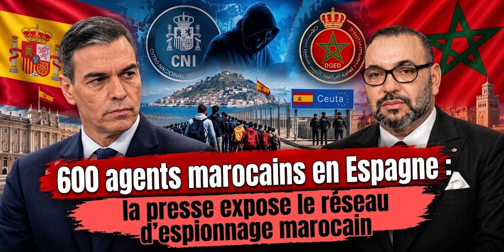 600 agents marocains en Espagne : la presse expose le réseau d’espionnage marocain
