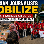 Algerian journalists mobilise alongside the disaster-stricken families in Jijel and Bejaia