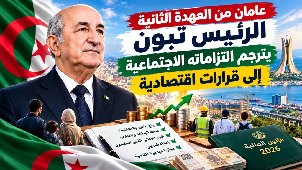 عامان من العهدة الثانية.. الرئيس تبون يترجم التزاماته الاجتماعية إلى قرارات اقتصادية