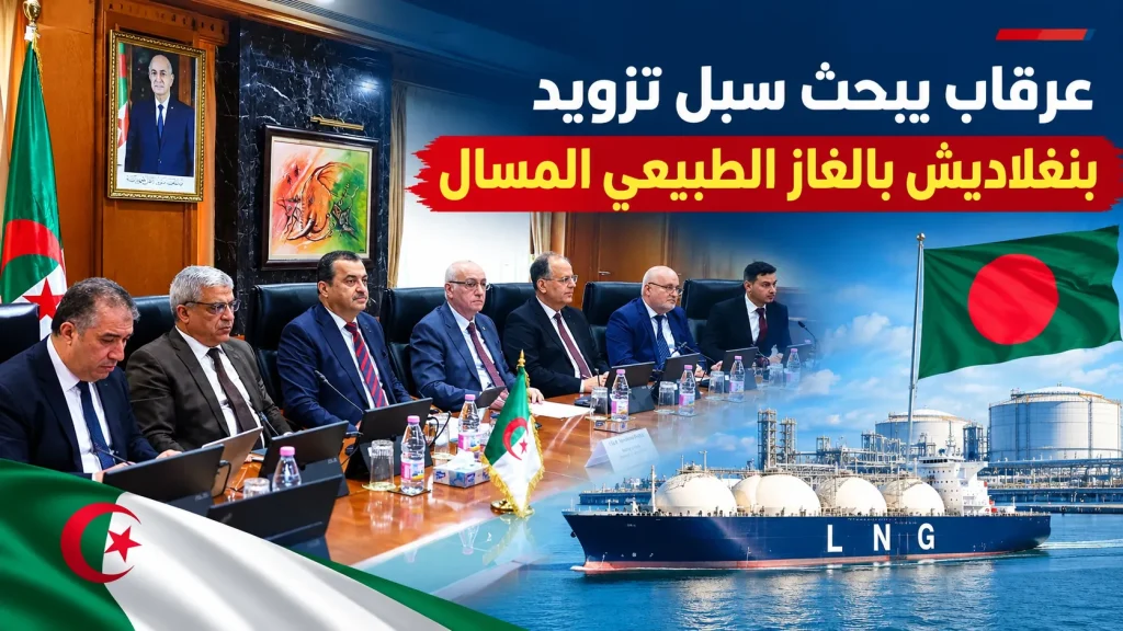 عرقاب يبحث سبل تزويد بنغلاديش بالغاز الطبيعي المسال
