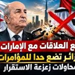 قطع العلاقات مع الإمارات.. الجزائر تضع حدا للمؤامرات ومحاولات زعزعة الاستقرار