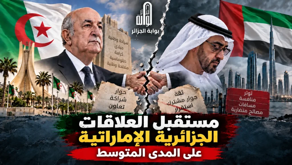 مستقبل العلاقات الجزائرية الإماراتية على المدى المتوسط ( مقال رأي )