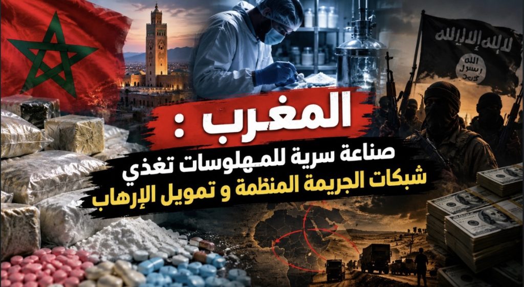 المغرب : صناعة سرية للمهلوسات تغذي شبكات الجريمة المنظمة وتمويل الإرهاب