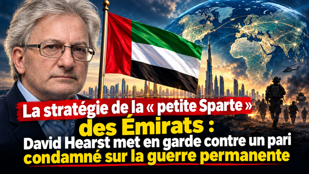 La stratégie de la « petite Sparte » des Émirats : David Hearst met en garde contre un pari condamné sur la guerre permanente