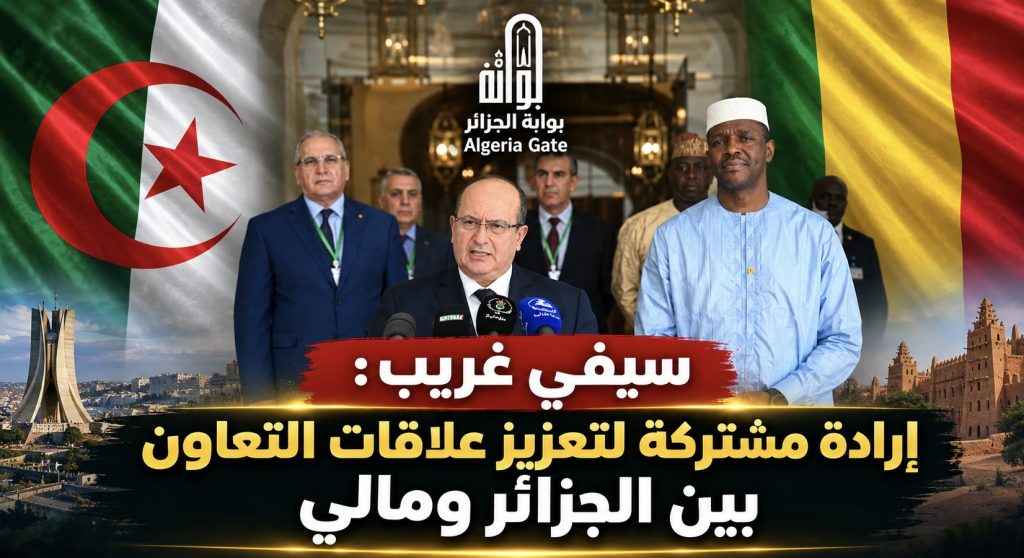 سيفي غريب: إرادة مشتركة لتعزيز علاقات التعاون بين الجزائر ومالي