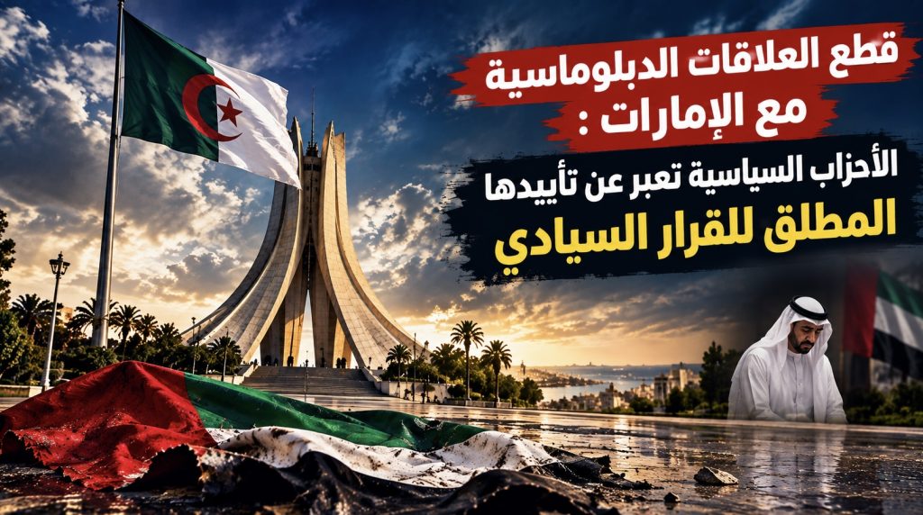 قطع العلاقات الدبلوماسية مع الإمارات: الأحزاب السياسية تعبر عن تأييدها المطلق للقرار السيادي