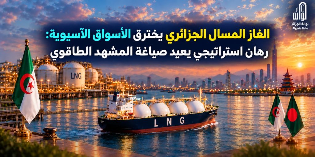 الغاز المسال الجزائري يخترق الأسواق الآسيوية : رهان استراتيجي يعيد صياغة المشهد الطاقوي