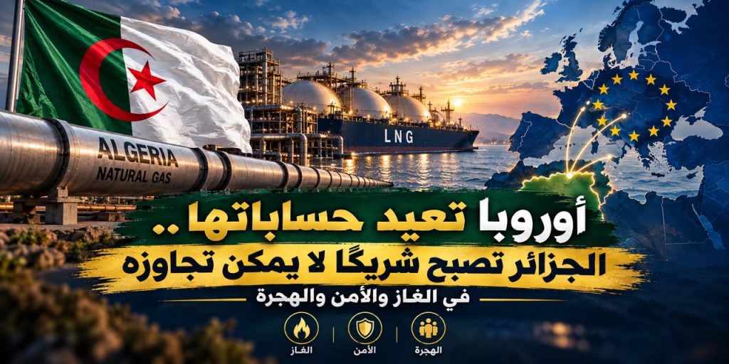 أوروبا تعيد حساباتها.. الجزائر تصبح شريكًا لا يمكن تجاوزه في الغاز والأمن والهجرة!