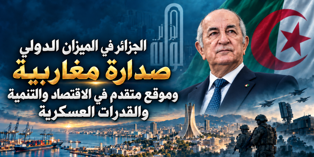 الجزائر في الميزان الدولي: صدارة مغاربية وموقع متقدم في الاقتصاد والتنمية والقدرات العسكرية