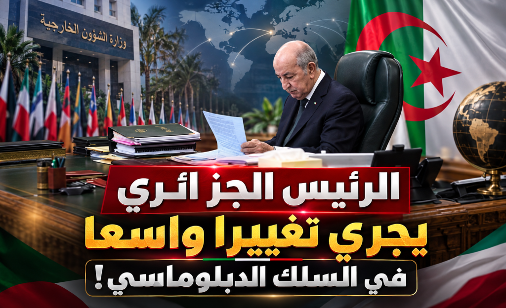 الرئيس الجزائري يجري تغييرا واسعا في السلك الدبلوماسي!