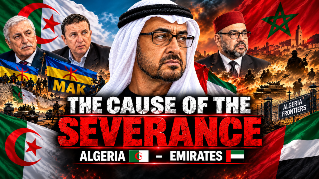 The reasons invoked by Algeria for severing its diplomatic relations with the Emirates