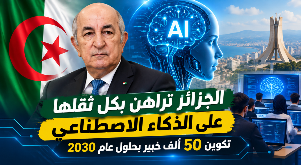 الجزائر تراهن بكل ثقلها على الذكاء الاصطناعي: تكوين 50 ألف خبير بحلول عام 2030