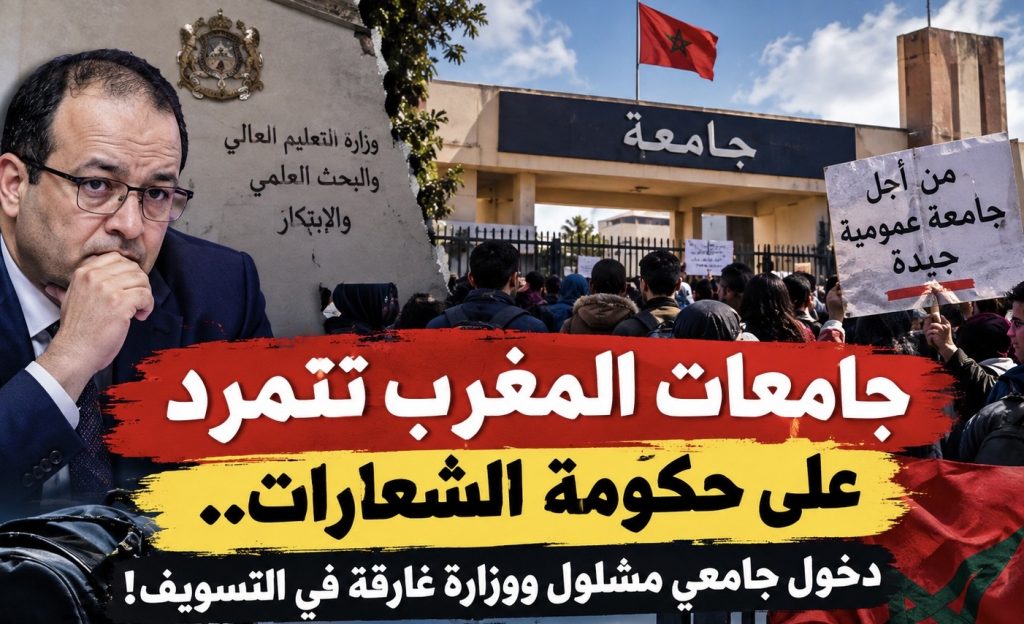 جامعات المغرب تتمرد على حكومة الشعارات.. دخول جامعي مشلول ووزارة غارقة في التسويف
