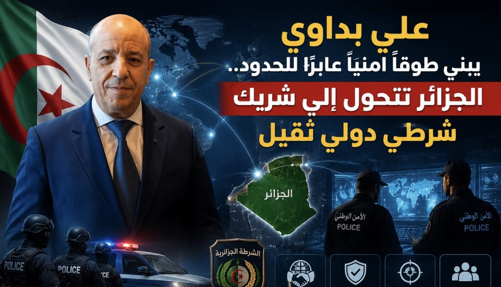 علي بداوي يبني طوقًا أمنيًا عابرًا للحدود.. الجزائر تتحول إلى شريك شرطي دولي ثقيل!