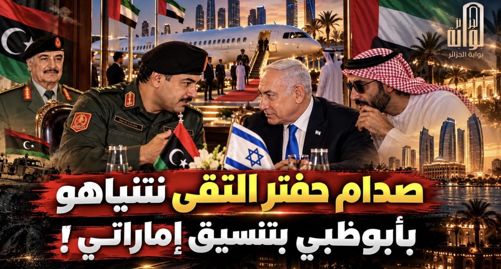 لقاء “سري” بين صدام حفتر ونتنياهو بتنسيق إماراتي!