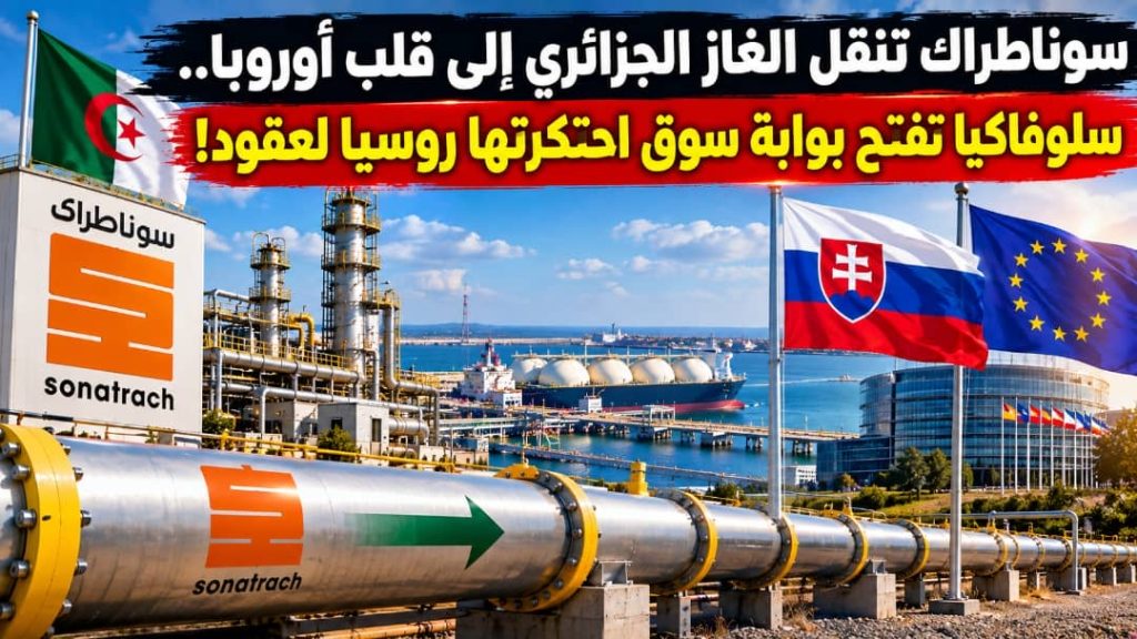 سوناطراك تنقل الغاز الجزائري إلى قلب أوروبا.. سلوفاكيا تفتح بوابة سوق احتكرتها روسيا لعقود!
