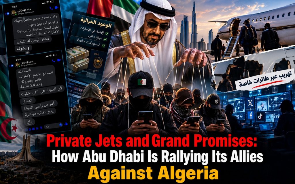 Private Jets and Grand Promises: How Abu Dhabi Is Rallying Its Allies Against Algeria