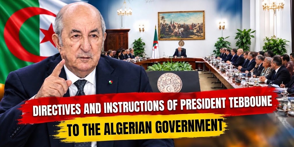 President Tebboune’s directives and instructions to the Algerian government