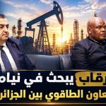 عرقاب يبحث في نيامي تعزيز التعاون الطاقوي بين الجزائر والنيجر