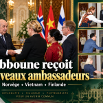Le président Tebboune reçoit les lettres de créance de trois nouveaux ambassadeurs