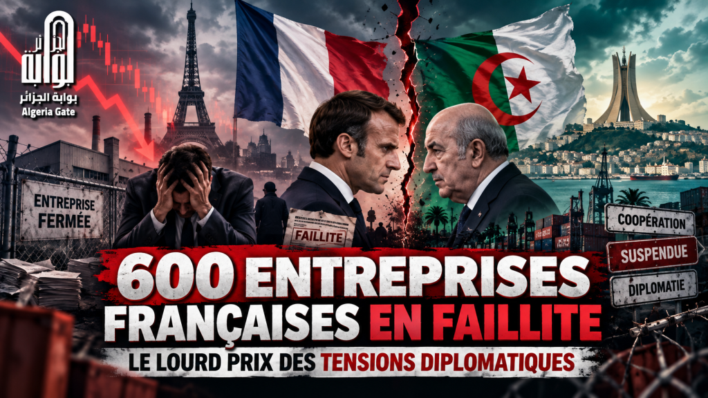 Crise Algérie–France: environ 600 entreprises françaises exportatrices auraient fait faillite en 2025