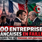 Crise Algérie–France: environ 600 entreprises françaises exportatrices auraient fait faillite en 2025