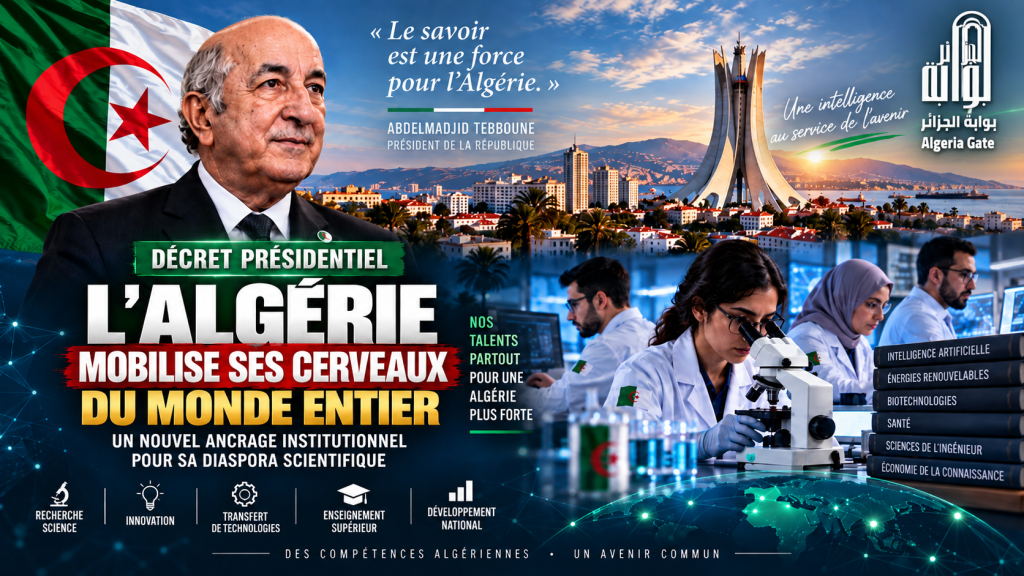 L&rsquo;Algérie mobilise ses cerveaux du monde entier