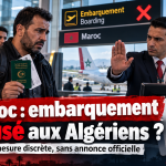 Le Maroc bloque discrètement les Algériens à l’embarquement, sans jamais l&rsquo;assumer