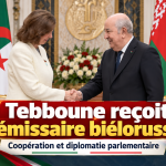 Tebboune reçoit la présidente du Conseil de l&rsquo;Assemblée nationale de Biélorussie
