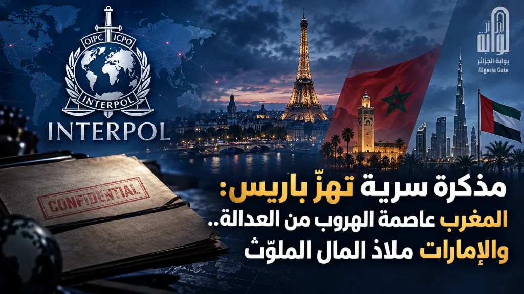 مذكرة سرية تهزّ باريس: المغرب عاصمة الهروب من العدالة.. والإمارات ملاذ المال الملوّث