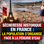 Sécheresse historique en France : la population s&rsquo;organise face à la pénurie d&rsquo;eau