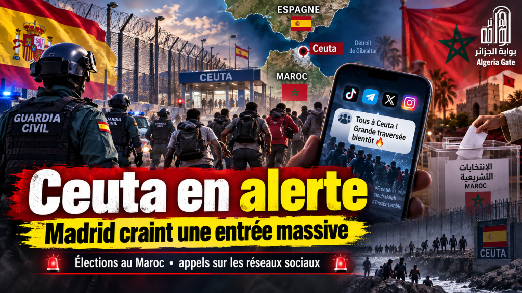 Ceuta : l’Espagne en alerte face à des appels à une nouvelle entrée massive depuis le Maroc