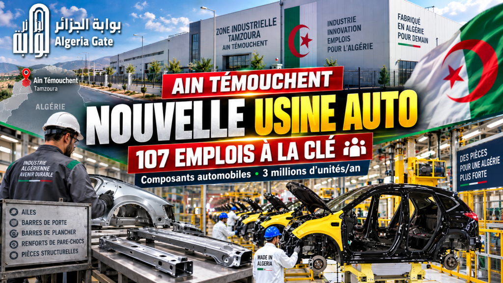 Ain Témouchent : une nouvelle usine de composants automobiles, 107 emplois à la clé