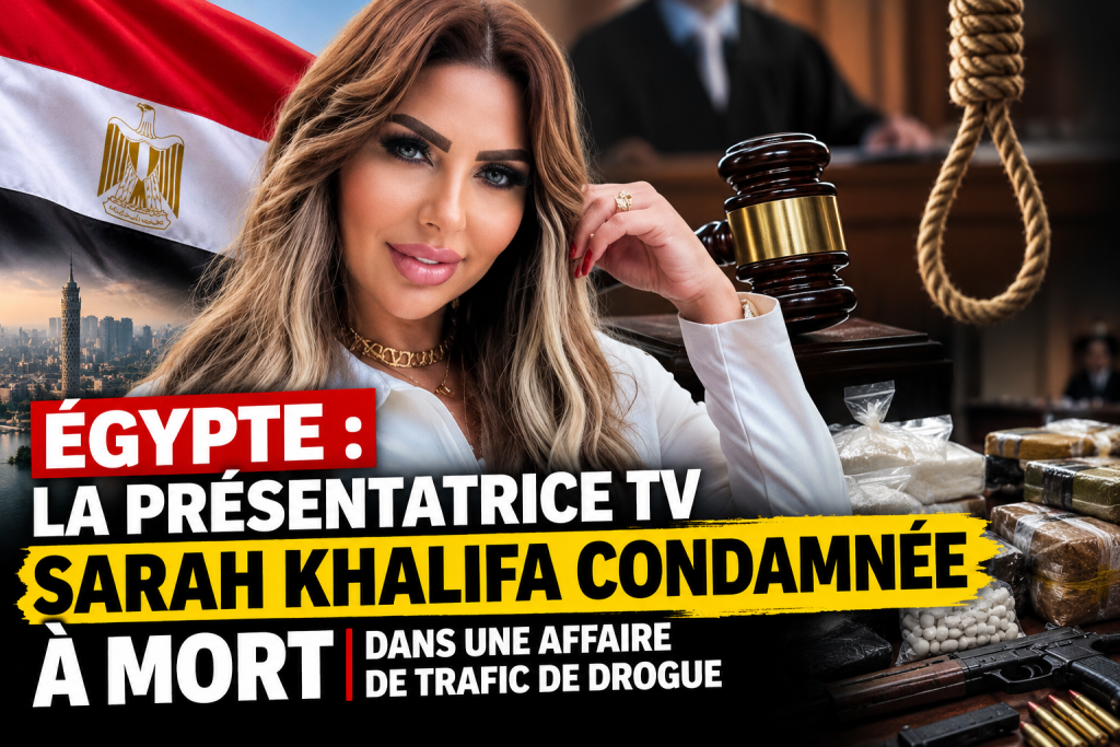 Égypte : la présentatrice TV Sarah Khalifa condamnée à mort dans une affaire de trafic de drogue