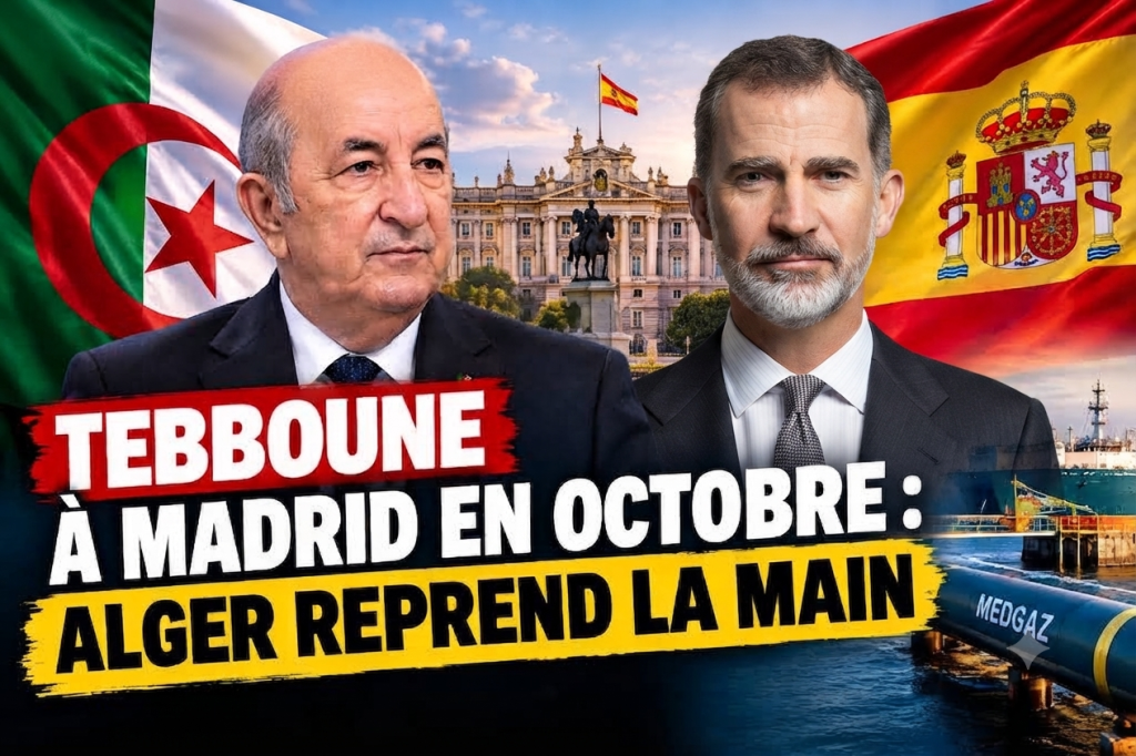 Tebboune à Madrid en octobre : Alger reprend la main