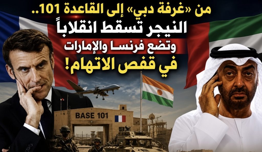 من «غرفة دبي» إلى القاعدة 101.. النيجر تسقط انقلابًا وتضع فرنسا والإمارات في قفص الاتهام!