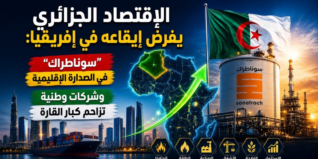الإقتصاد الجزائري يفرض إيقاعه في إفريقيا: “سوناطراك” في الصدارة الإقليمية وشركات وطنية تزاحم كبار القارة