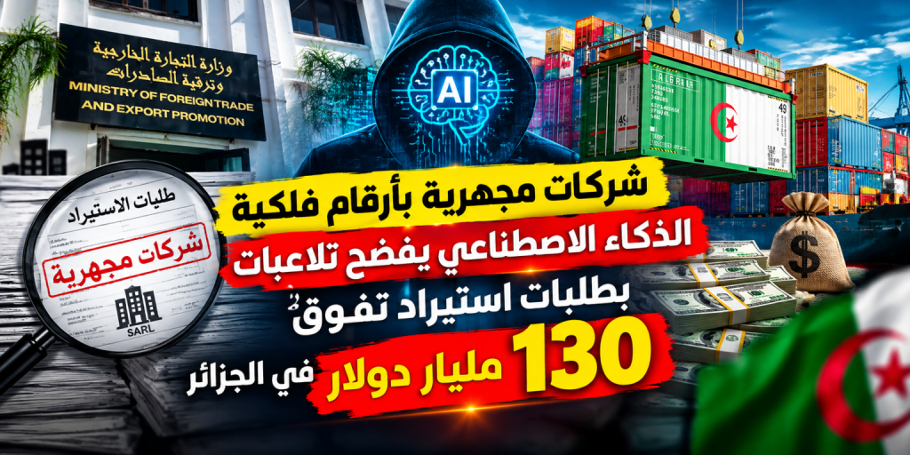 شركات مجهرية بأرقام فلكية: الذكاء الاصطناعي يفضح تلاعبات بطلبات استيراد تفوق 130 مليار دولار في الجزائر
